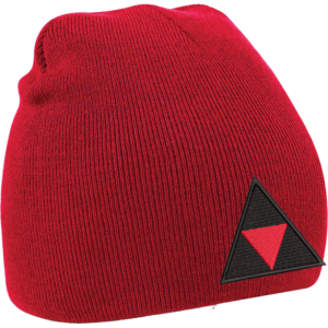 3 UK Div Classic Red Beanie