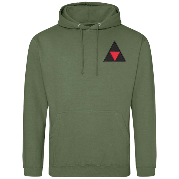 3 UK Div Earthy Green Hoodie