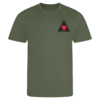 3 UK Div Earthy Green Performance T-Shirt
