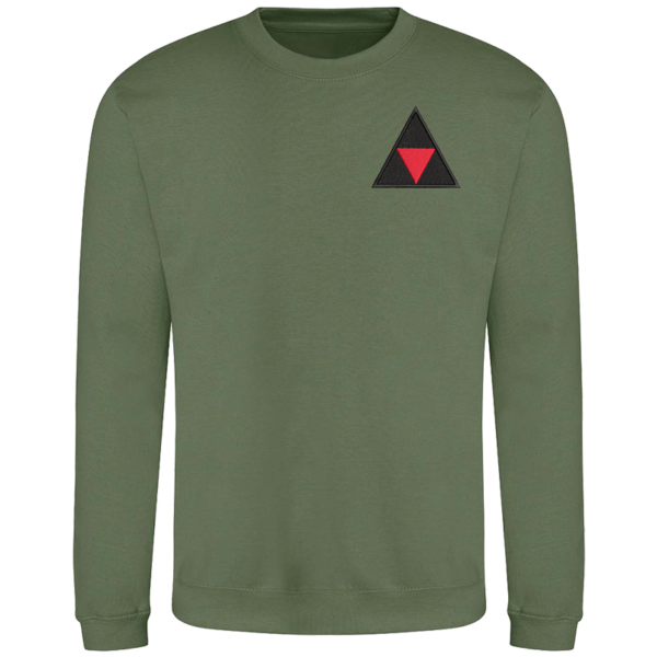 3 UK Div Earthy Green Sweatshirt