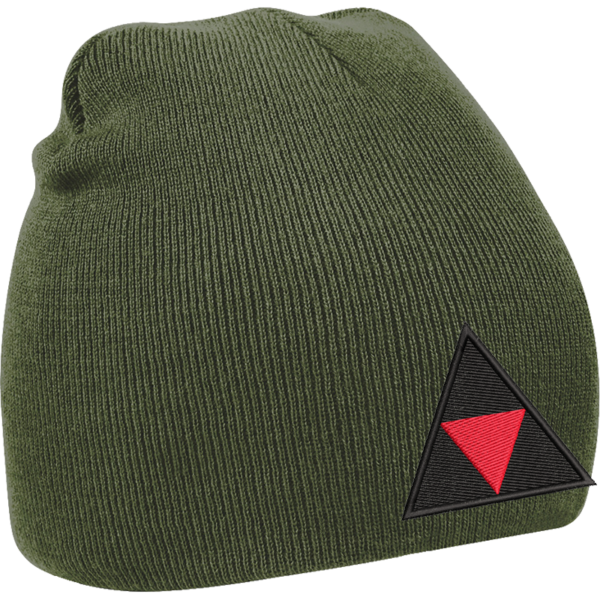 3 UK Div Olive Green Beanie