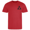3 UK Div Red Performance T-Shirt