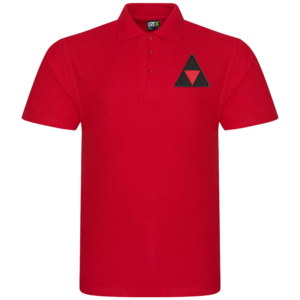 3 UK Div Red Polo Shirt