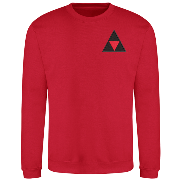 3 UK Div Red Sweatshirt