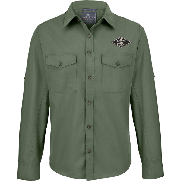30 Battery ER Dark Cedar Green Outdoor Shirt
