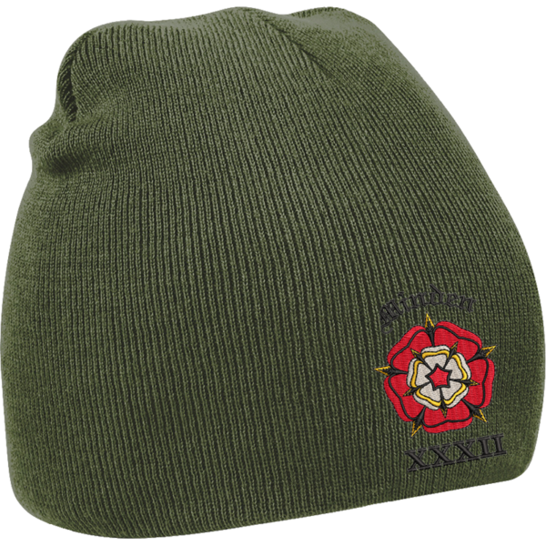 32 Battery Olive Green Beanie