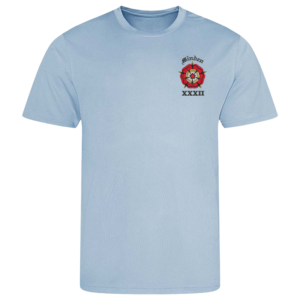 32 Battery Sky Blue Performance T-Shirt