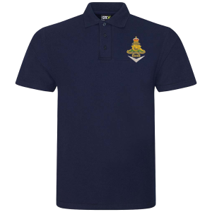 32 Regt UAV CR Navy Polo Shirt