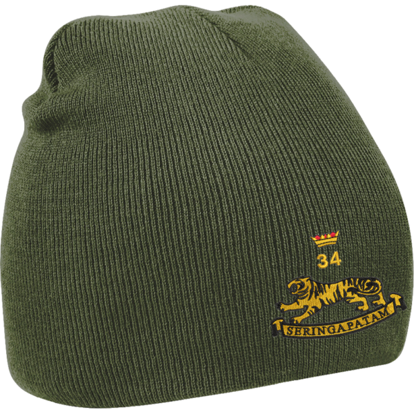 34 Battery Olive Green Beanie