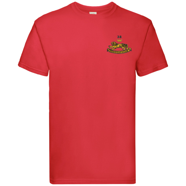 38 Battery Red Premium Cotton T-Shirt