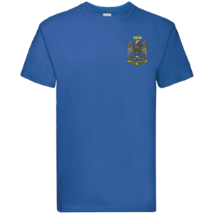 43 Battery Royal Blue Premium Cotton T-Shirt
