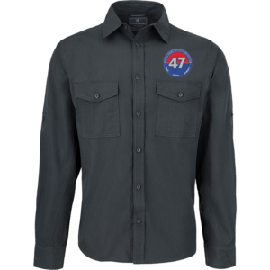47 RA Regt Circle Carbon Grey Outdoor Shirt