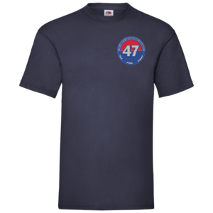 47 RA Regt Circle Deep Navy Value T-Shirt