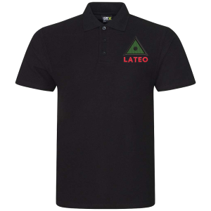 473 Battery Black Polo Shirt