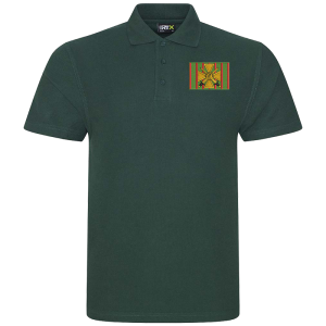 5 Battery Bottle Green Polo Shirt