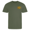 5 Battery Earthy Green Performance T-Shirt