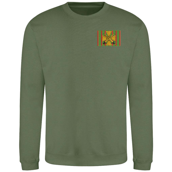 5 Battery Earthy Green Sweatshirt