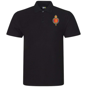 5 Regt RA CR Black Polo Shirt