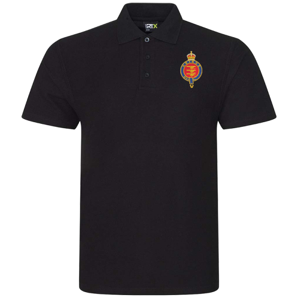 5 Regt RA CR Black Polo Shirt