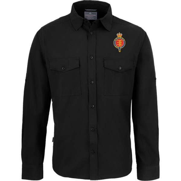 5 Regt RA ER Black Outdoor Shirt