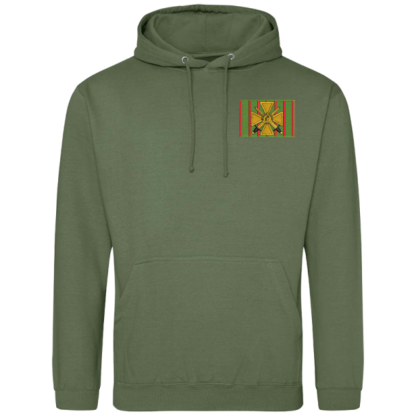 5 Battery Olive Hoodie