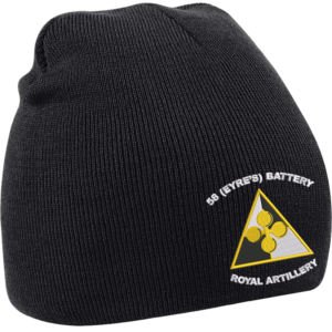 58 Battery WT Black Beanie