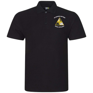58 Battery WT Black Polo Shirt