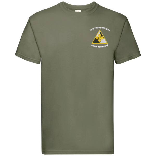 58 Battery WT Classic Olive Premium Cotton T-Shirt