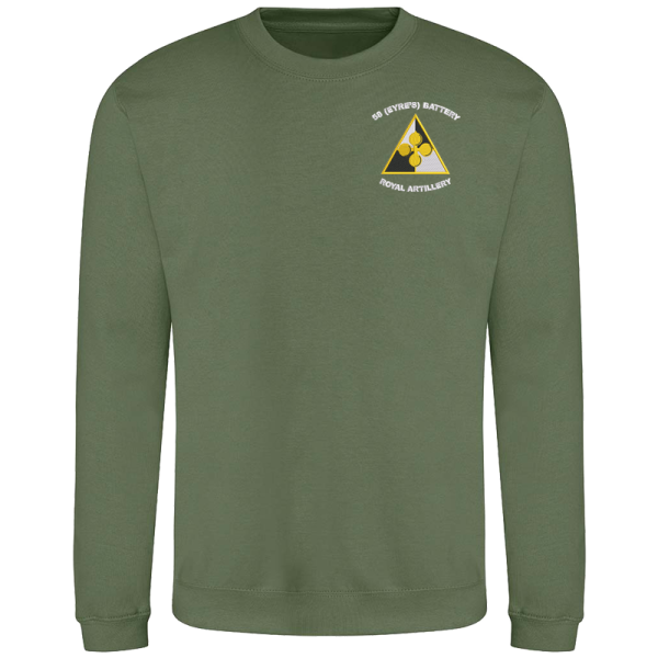 58 Battery WT Earthy Green Sweatshirt