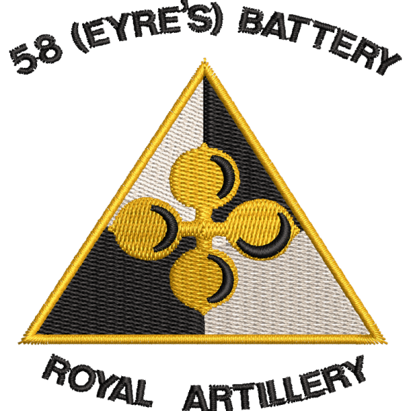 58 Battery Bt Embroidered Badge For Clothing