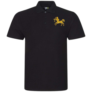 7 Bde AD Black Polo Shirt