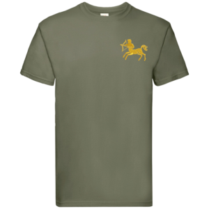 7 Bde AD Classic Olive Premium Cotton T-Shirt