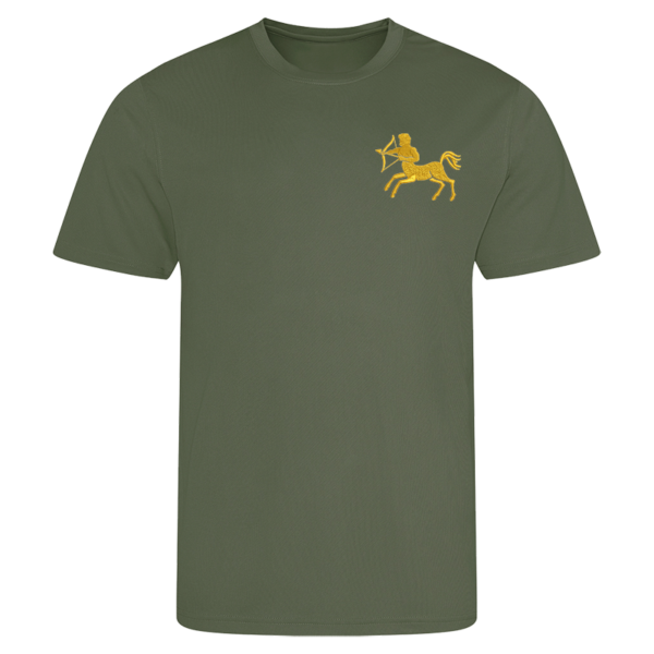 7 Bde AD Earthy Green Performance T-Shirt