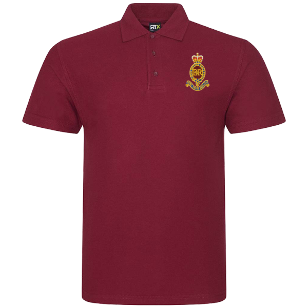 7 RHA ER Burgundy Polo Shirt