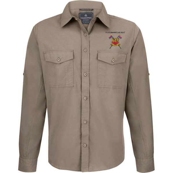 71 (Yeomanry) Sig Regt Pebble Outdoor Shirt