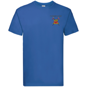 71 (Yeomanry) Sig Regt Royal Blue Premium Cotton T-Shirt