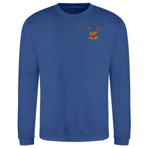 71 (Yeomanry) Sig Regt Royal Blue Sweatshirt