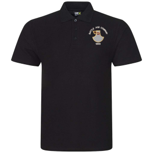 74 Battery Black Polo Shirt