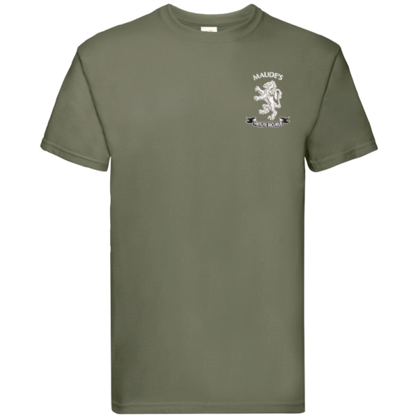76 Battery Classic Olive Premium Cotton T-Shirt