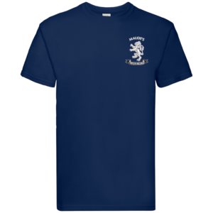 76 Battery Navy Premium Cotton T-Shirt