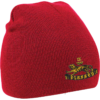 9 Battery Classic Red Beanie