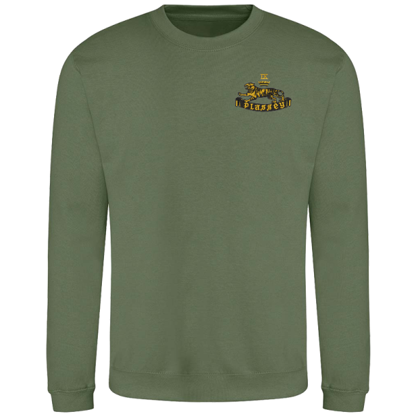 9 Battery Earthy Green Sweatshirt