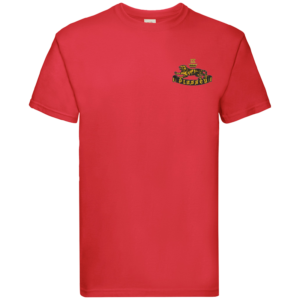 9 Battery Red Premium Cotton T-Shirt