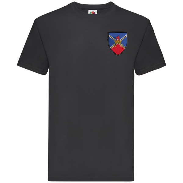 Aldershot Black Premium Cotton T-Shirt