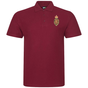 B Battery CR Burgundy Polo Shirt