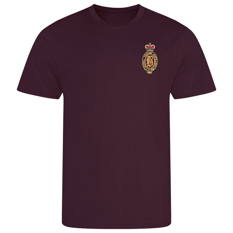 B Battery ER Burgundy Performance T-Shirt