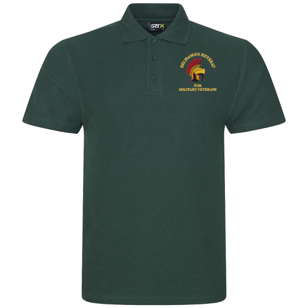 Belisamas Retreat Bottle Green Polo Shirt