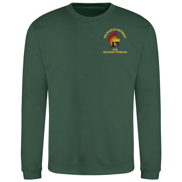 Belisamas Retreat Bottle Green Sweatshirt