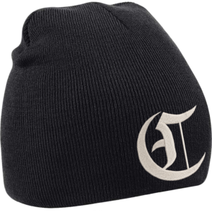 C Battery Black Beanie