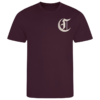 C Battery Burgundy Performance T-Shirt